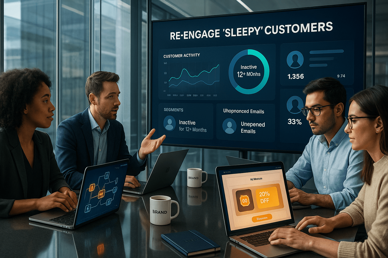 Database Reactivation: Re-engaging Your Inactive Customers Database Reactivation Model diagram for targeting and re-engaging inactive customers.